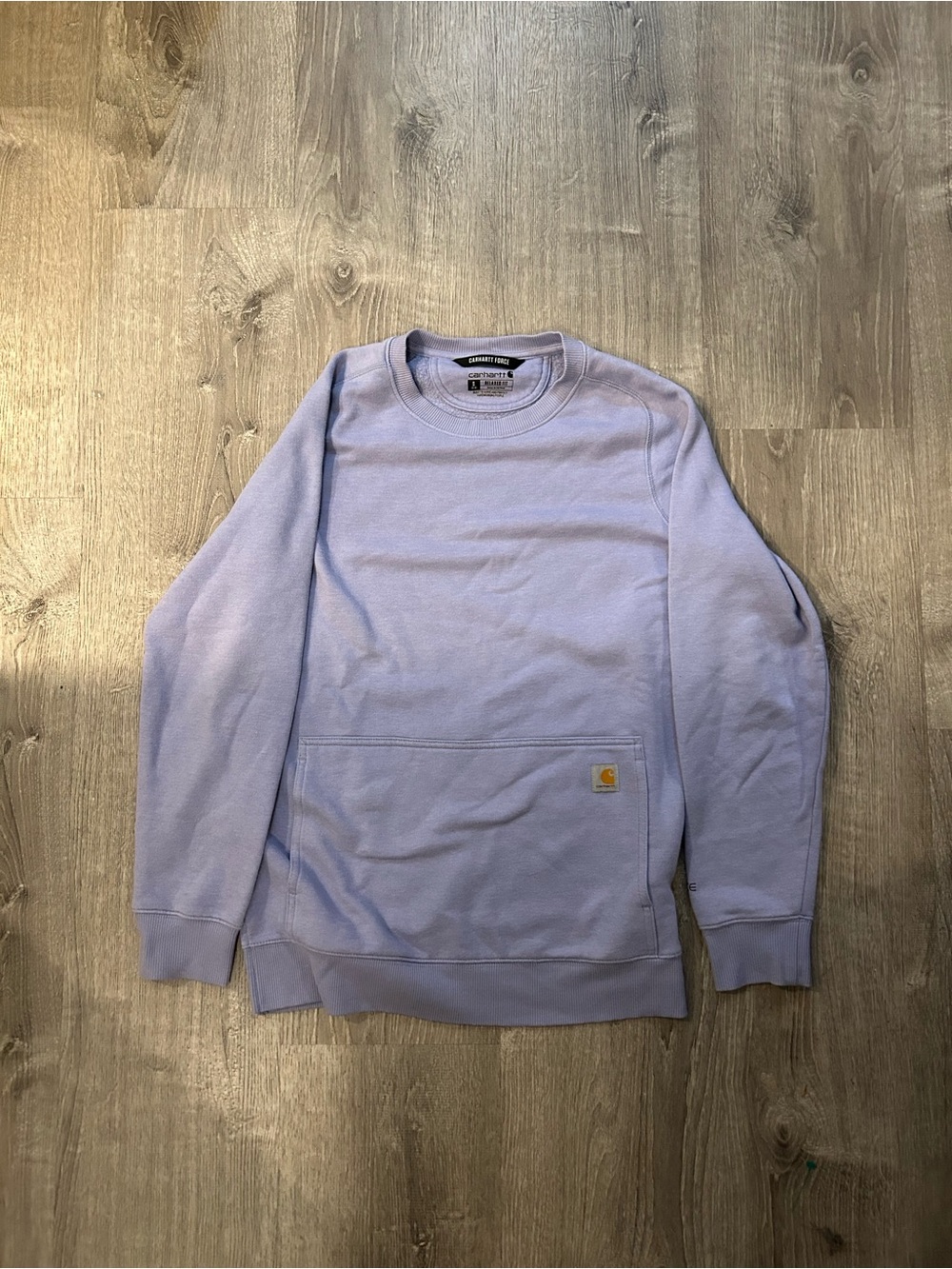 Carhartt Force Light Lavender Crewneck Pocket Sweatshirt